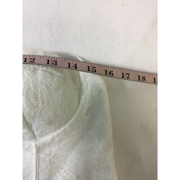 LULU'S L Precious Approach White Embroidered Strapless Tulle Mini Dress NEW 0B13 - Picture 5 of 8